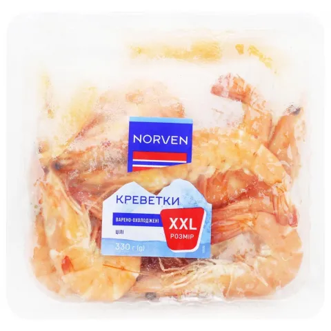 Креветка Norven 330 г вар.-охол.