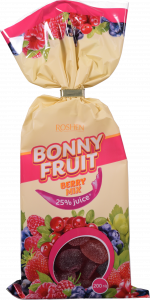 Цукерки Рошен 200 г Bonny-Fruit Ягідний мікс