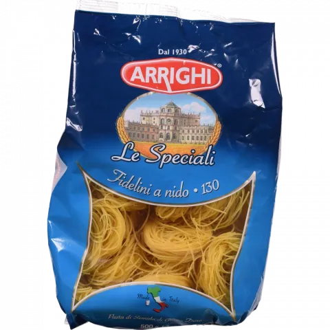 Макарони Arrighi 500 г 130 Гнізда фіделіні (Італія)