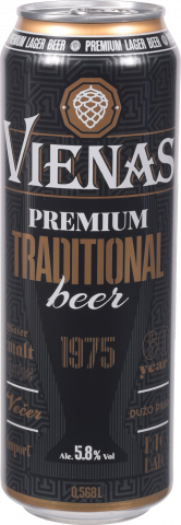 Пиво VIENAS Традиційне 0,568 л 5,8 з/б (Литва)