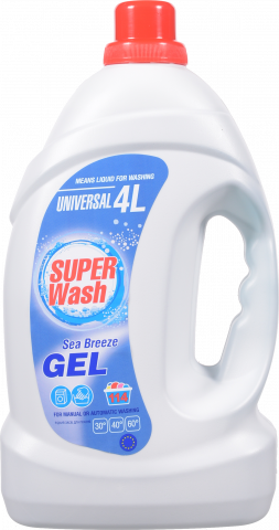 Гель д/прання Super Wash 4 л Universal