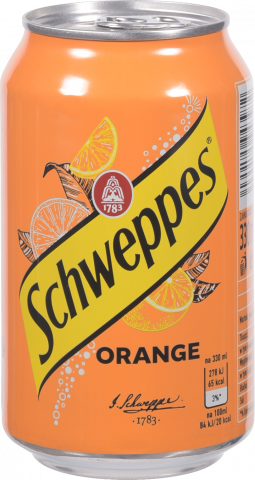 Напій б/алк. Schweppes 0,33 л Апельсин з/б газ (Польща) И972