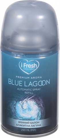 Освіж. повітря iFresh 250 мл змін. автомат premium aroma blue lagoon