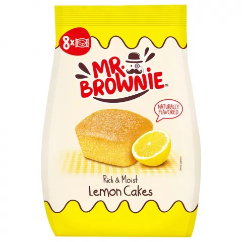 Мафіни Mr Brownie 200 г Лимонні тістечка И476 (Іспанія)