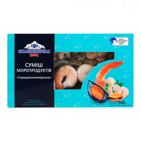Суміш з морепродуктів Skandinavika 300 г Середземноморська