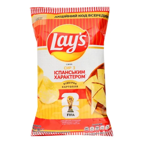 Чипси Lays 95 г Сир з іспанським характером