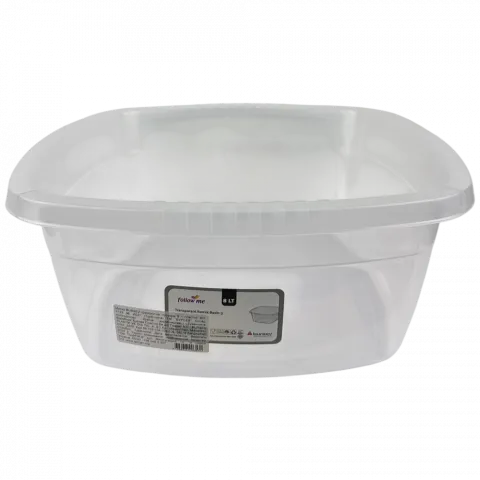 Миска BURSEV прямокутна, прозора, 8 л, пластик, арт. 1133 96 И531 (Туреччина)