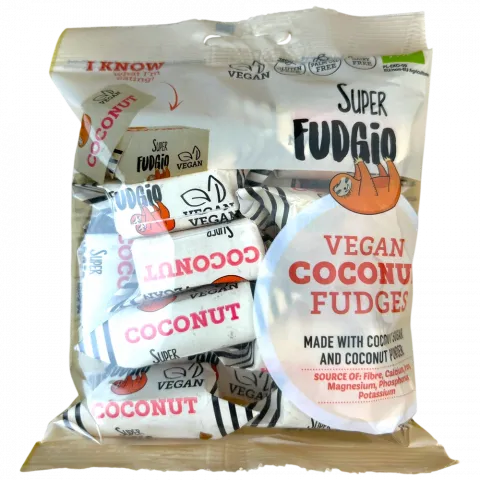 Цукерки Super Fudgio 150 г Кокос органічні