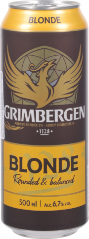 Пиво Грімберген 0,5 л з/б Блонд