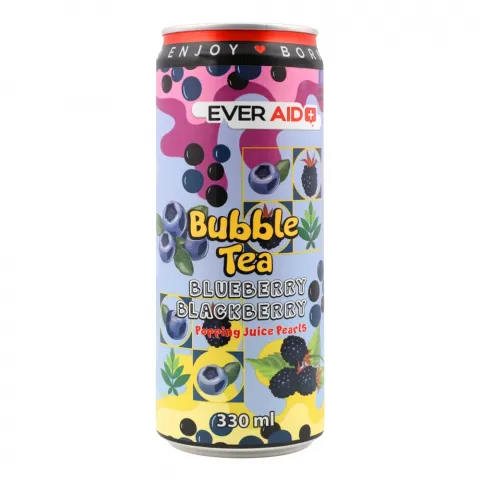 Напій б/алк. Ever Aid 0,33 л з/б Bubble TeaBlueberry Blackberry 0,33з/б