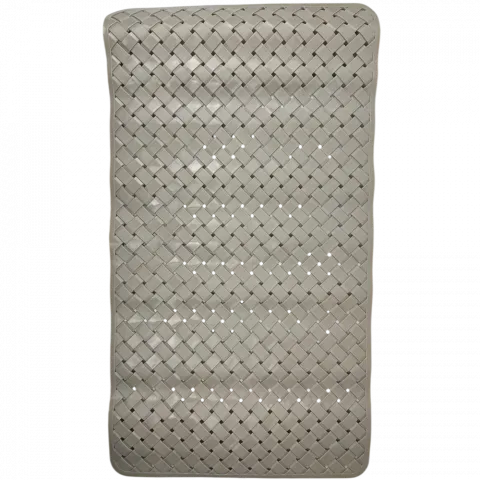 Килимок д/ ванної кімнати Рогожка 68х37см бежевий, рулон, пвх арт. 35176-10 И524