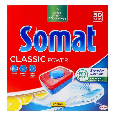 Таблетки д/посудом. машин Somat 50/57 шт. Класік