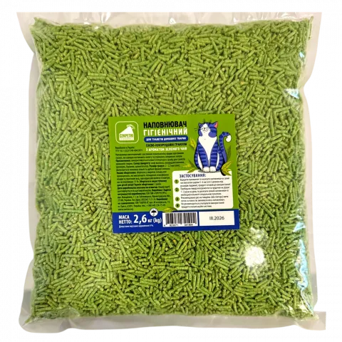Наповнювач Секретні Технології 2,6кг гран.аром.Зелений чай
