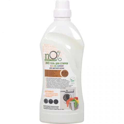 Гель д/прання nO green home 1 л Color exrert
