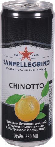 Напій б/алк. соковий Сан Пеллегріно 330 мл з/б Chinotto
