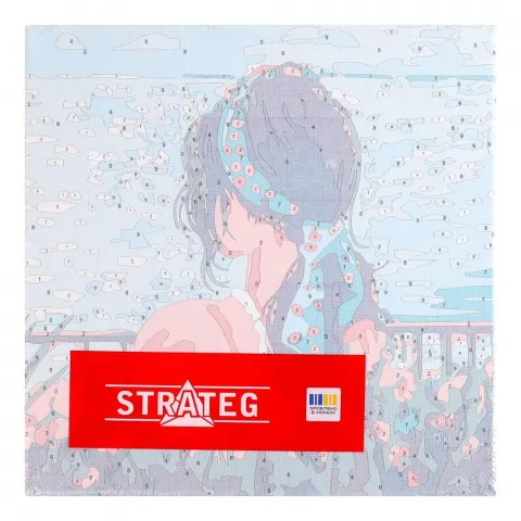 Набір д/розпису Стратег по номерах в асорт.20х20 см