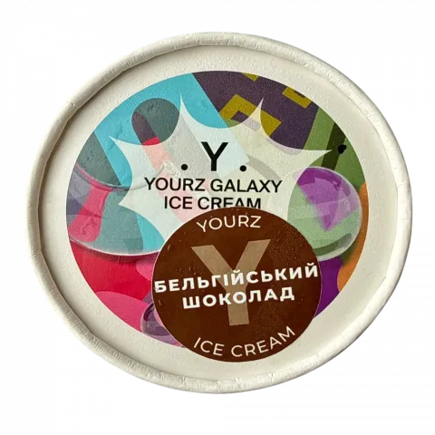 Морозиво Yourz Galaxy Ice Cream 150 г Бельгійський шоколад