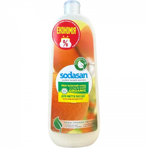 Бальзам д/посуду Sodasan 1 л Апельсин