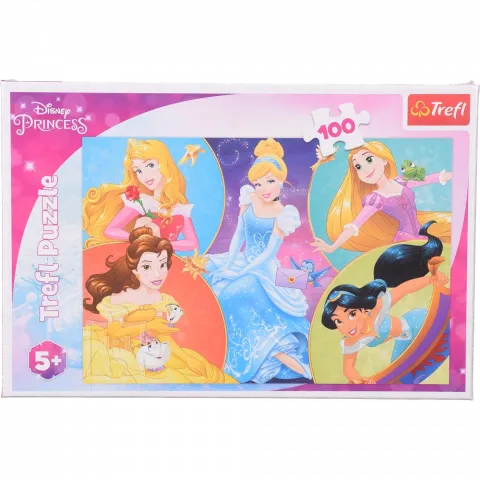 Іграшка пазл Трефль 100 Зустрічайте чарівних принцес/ Дісней 16419