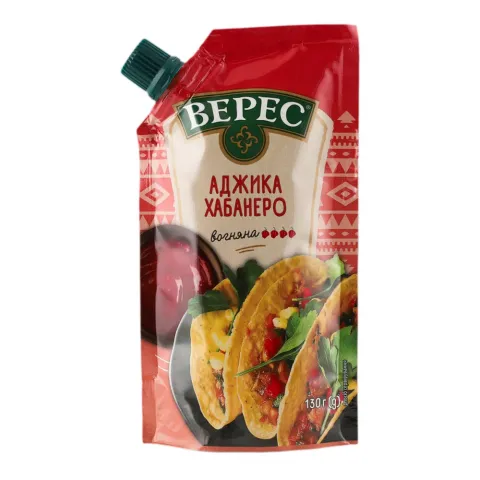 Аджика Верес 130 г д/пак. Хабанеро вогняна