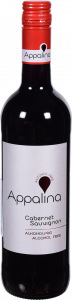 Вино Аппаліна Каберне Совіньйон 0,75 л б/алког. н/сол. червон. 0