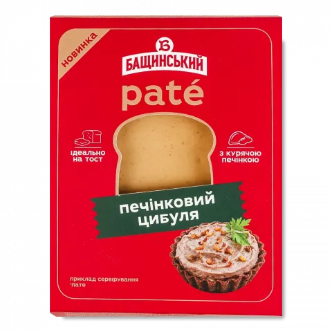 Пате Бащинський 240 г Печінковий Цибуля