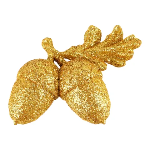 Підвіска на ялинку пласт Жолуді Блиск 10х7 см 1501-3