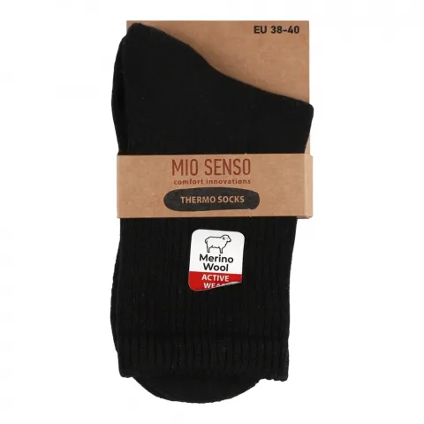 Шкарпетки жін. н/марх. MioSenso WM631HW/Lx чорні р.38-40