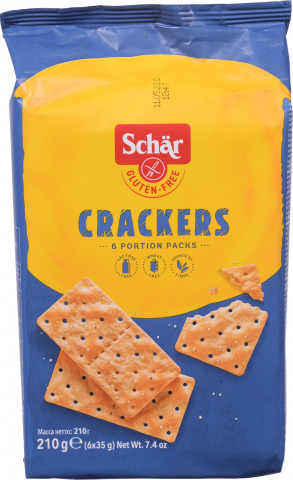 Крекери Dr. Schaer 210 г Crackers б/глютену