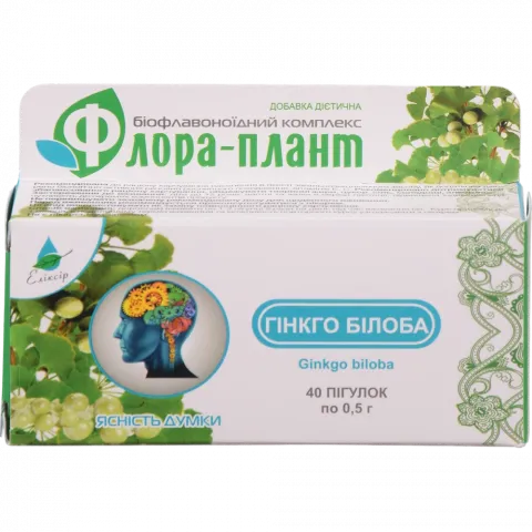 Добавка дієтична Кортес Флора-плант Гінкго білоба 40