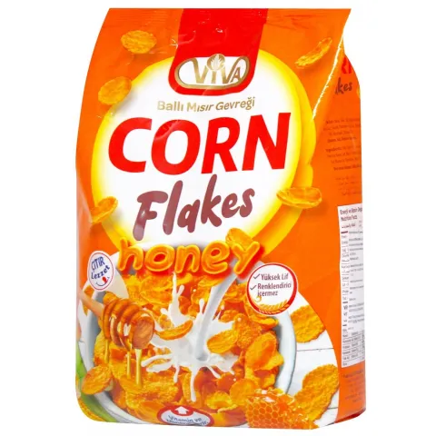 Кукурудзяні пластівці ТАТ медові 450г(Туреччина)