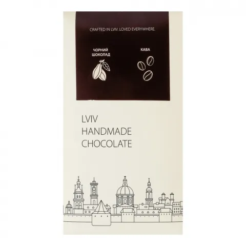 Шок ЛМШ 78 г чорн. з кавовою начинкою