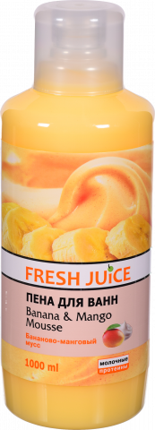 Піна дван Fresh Juice 1 л Banana and Mango mousse