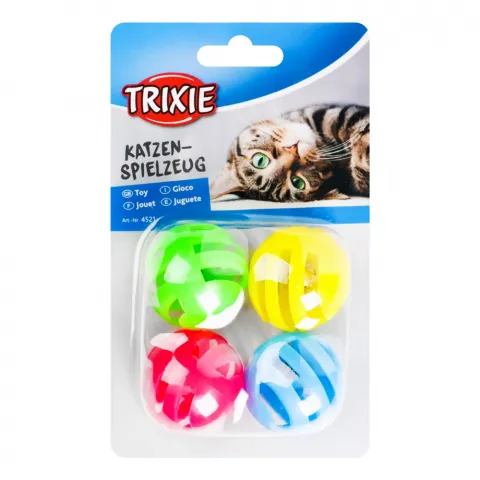 Набір м`ячиків з дзвіночками 4 шт. пласт.