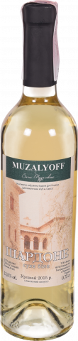 Вино MUZALYOFF Шардоне 0,75 л сух. біле 218