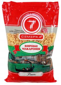 Макарони 7` 900 г Ріжка гладка`