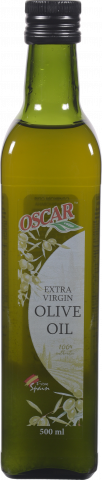 Олія оливкова Oscar foods Extra Virgin 500 мл нераф.