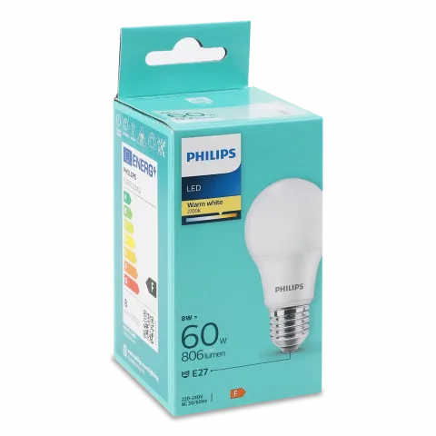 Лампа LED Philips 60W A60 E27 WW 230V FRND1PF/6DISC 2700К