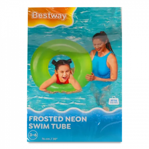 Бествей 36024 Круг д/плавання 76см Frosted Neon
