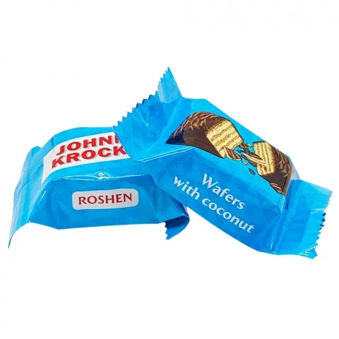 Вафлі Рошен Johnny Krocker Coconut ваг.