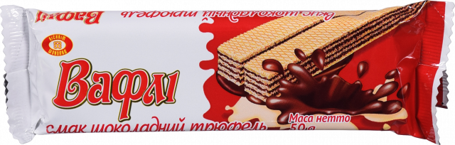 Вафлі ХБФ 50 г60 Шоколад-Трюфель