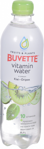 Напій Buvette Vitamin Water 0,5 л Огірок та ківі