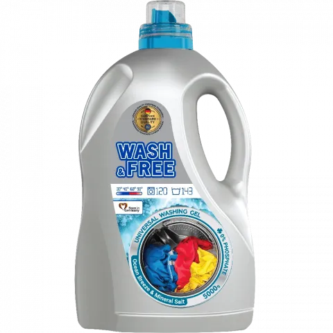 Гель д/прання Wash and Free 5000 г універсальний Морська свіжість