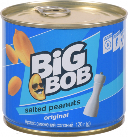 Арахіс Big Bob 120 г з/б сіль