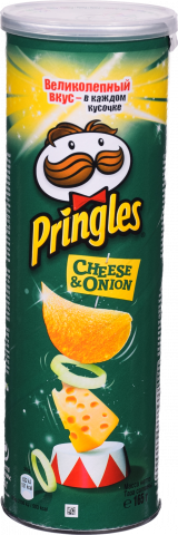Чіпси Pringles 165 г Сир, цибуля