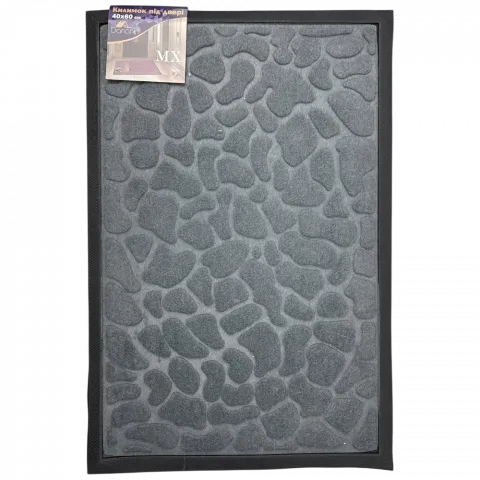 Килимок під двері DARIANA MX 40х60 сірий