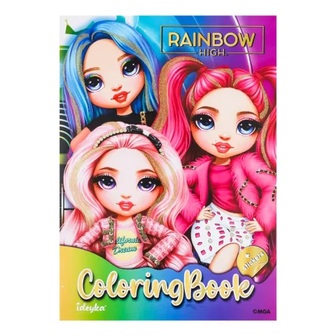 Розмальовка Ідейка зі стікерами The creative Rainbow LCB12