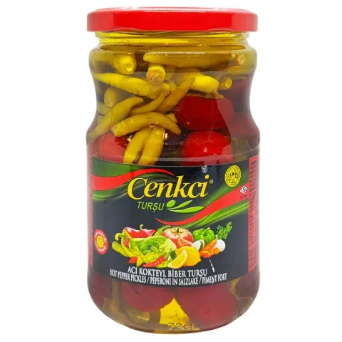 Перець Cenkci 680 г маринований гострий И590 (Туреччина)