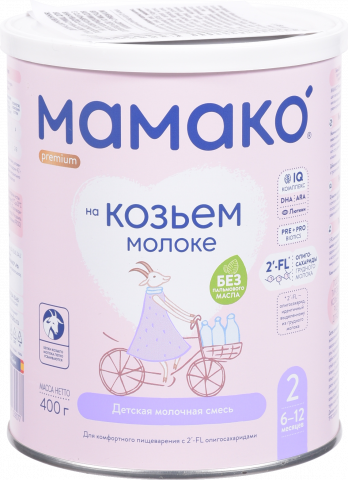 ЗГМ Мамако 2 400 г Premium 6-12 міс.