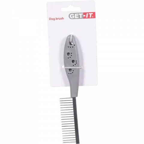 Щітка для собак, в асорт., пластик+гума+нерж. сталь 491620020 И220 (КІН)